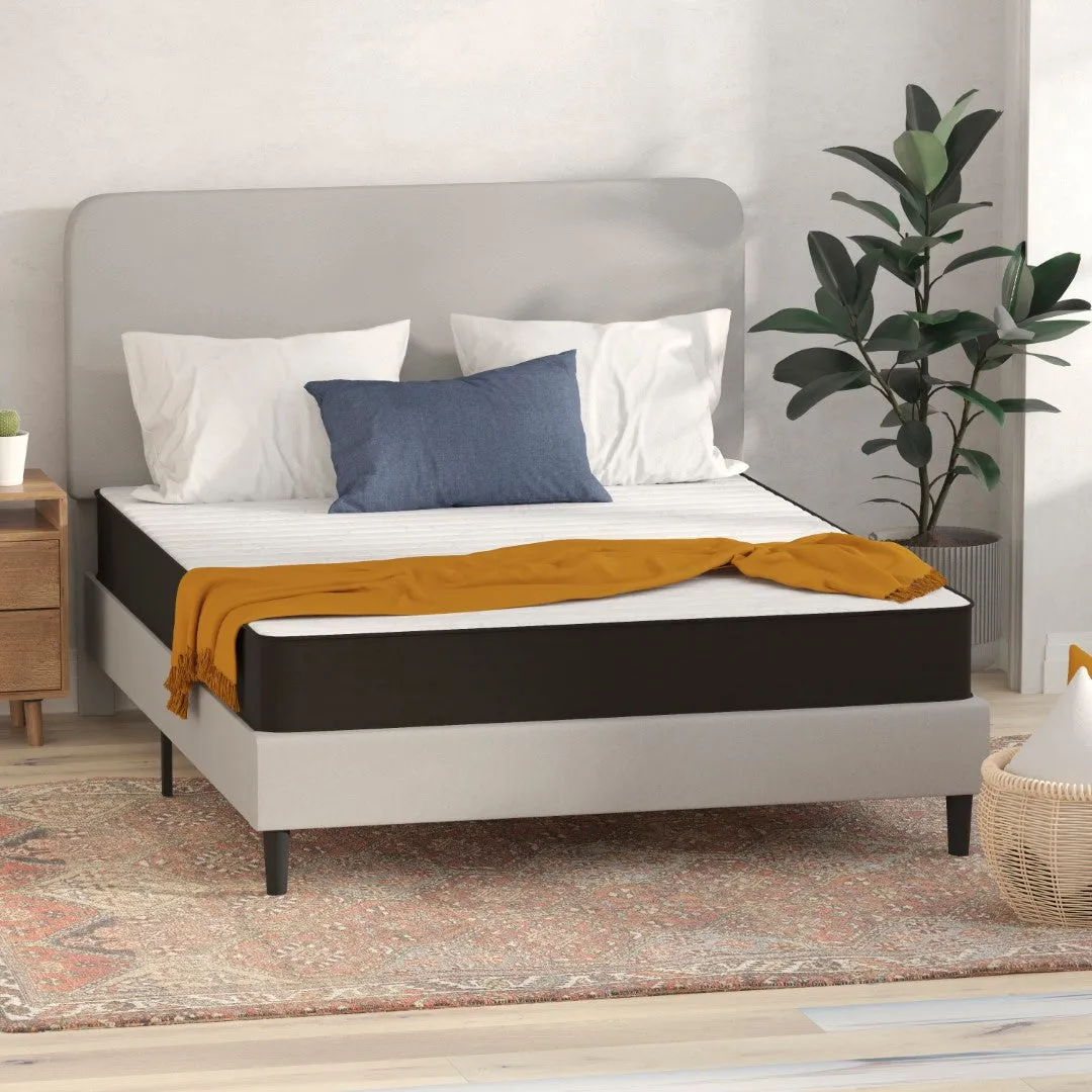 8" CertiPUR-US Hybrid Queen Mattress - Foam & Innerspring, All Sleep Positions