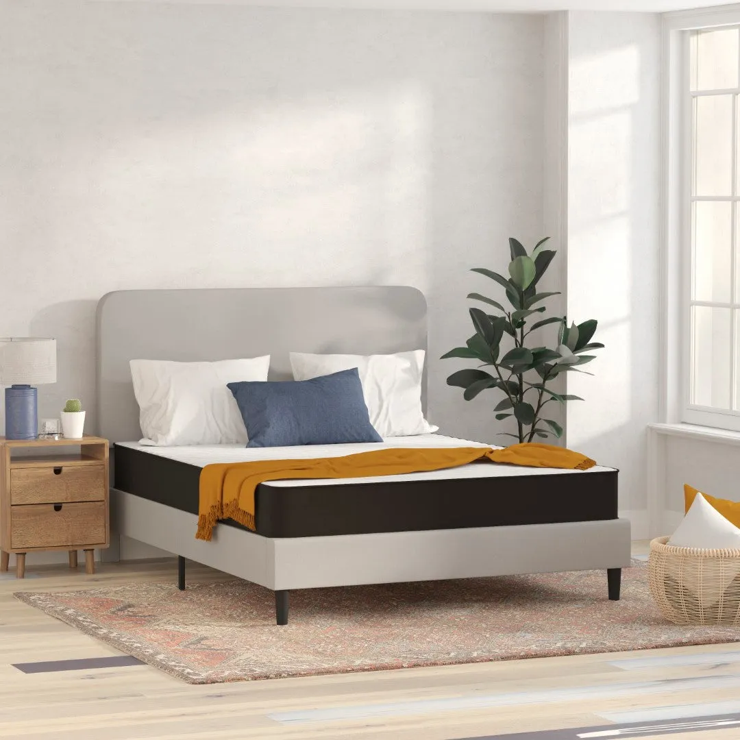 8" CertiPUR-US Hybrid Queen Mattress - Foam & Innerspring, All Sleep Positions