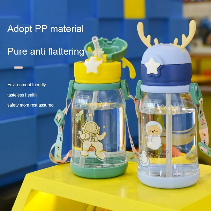 Baby/Kid Leak Proof Cartoon Sipper with Straw