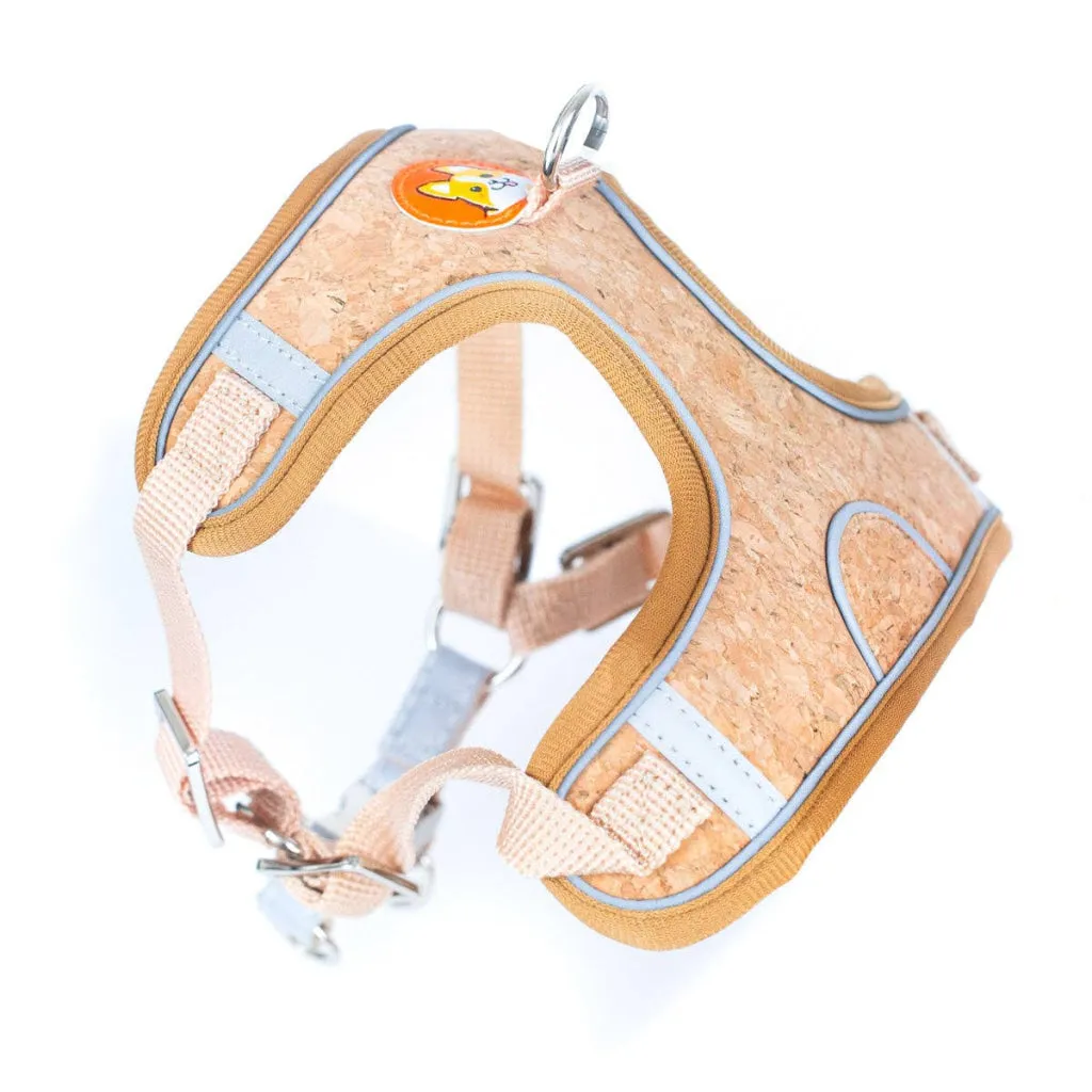 BUY 1 GET 1 FREE: Cork Dog Harness & Leash Set for Small Dogs -Comfortable L-872