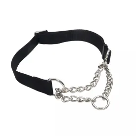 Coastal Adjustable Check Training Collar for Dogs 3/4"x14-20" Black
