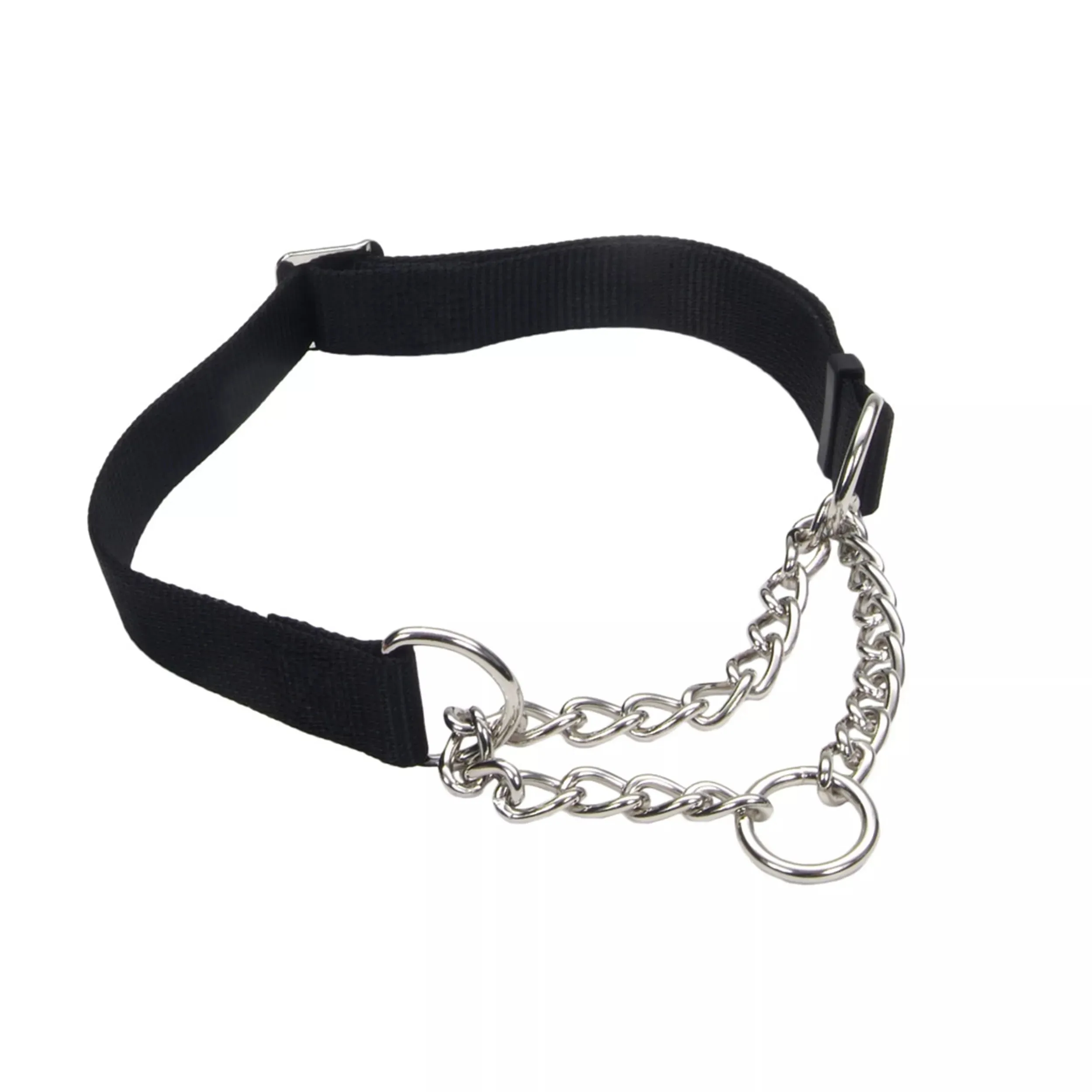 Coastal Adjustable Check Training Collar for Dogs 3/4"x14-20" Black