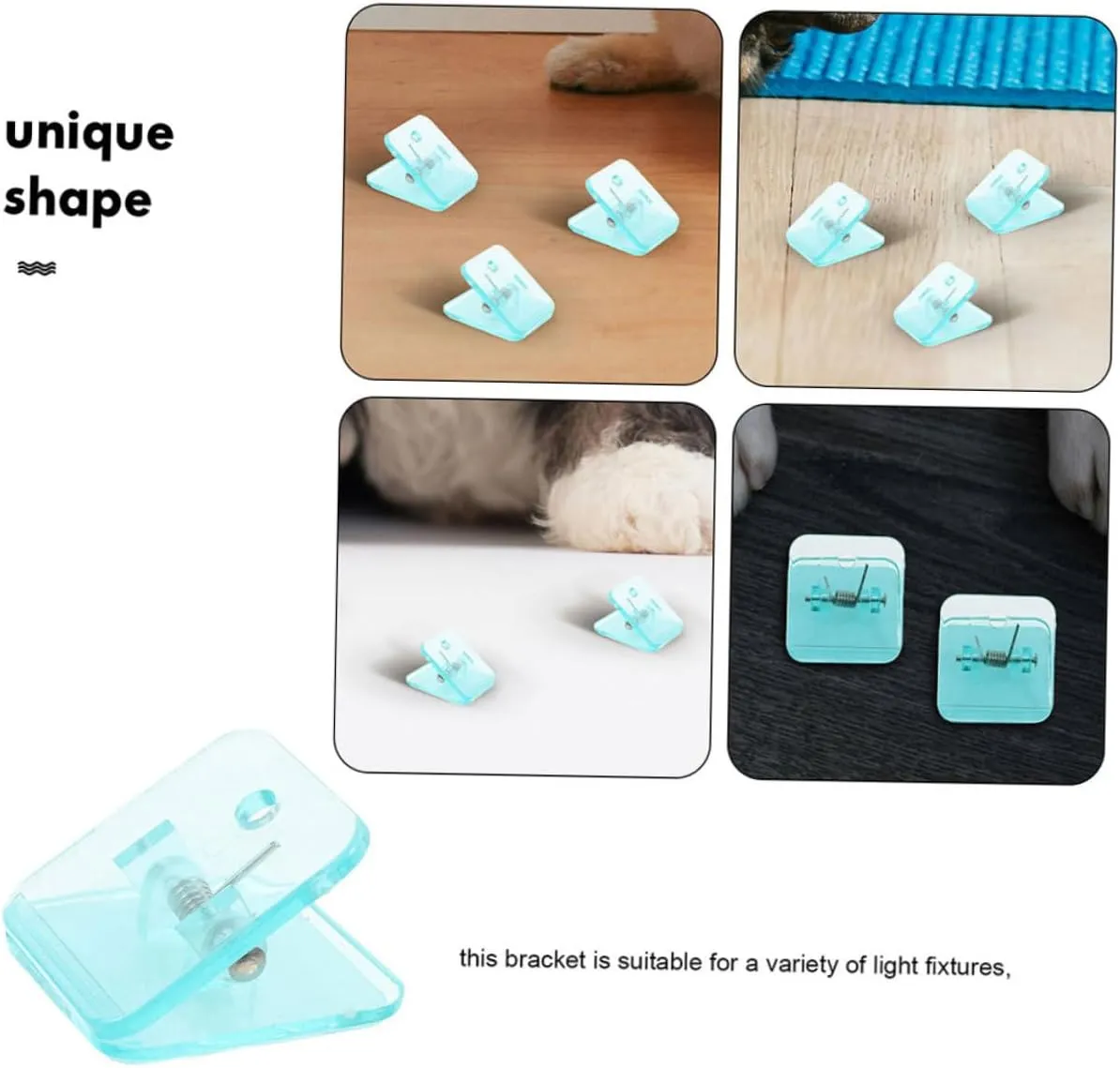 Dog Training Pad Holder 8 -Mounted Peel and Stick Dog Pee Pads for Indoor Dog Grass Pee Pad -Slip