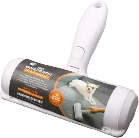 Extra Sticky Lint Roller, Reusable Lint Roller for Clothes, Lint Roller for Pet Hair, Super Sticky Lint Roller Travel Size, White