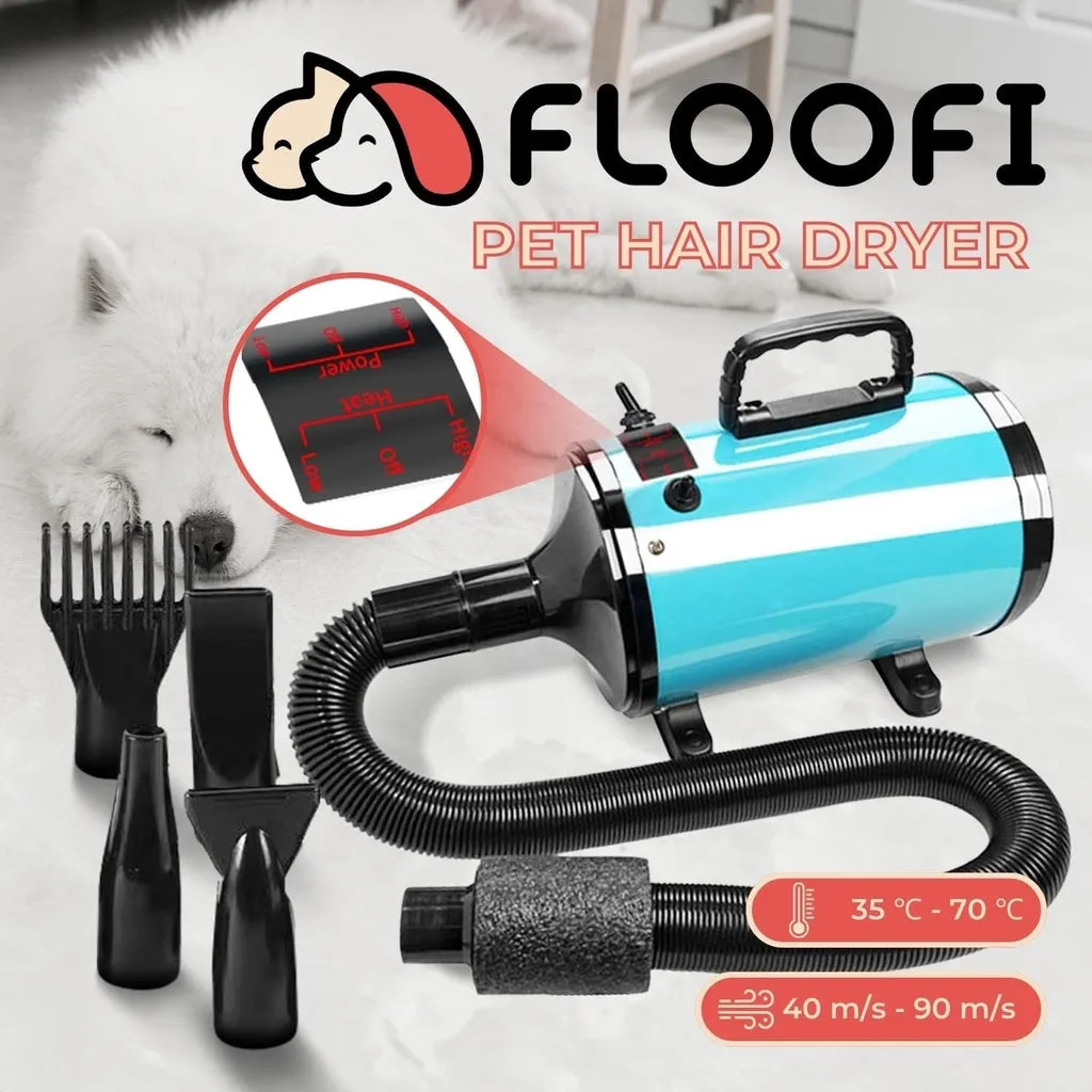 Floofi Pet Hair Dryer Basic Blue