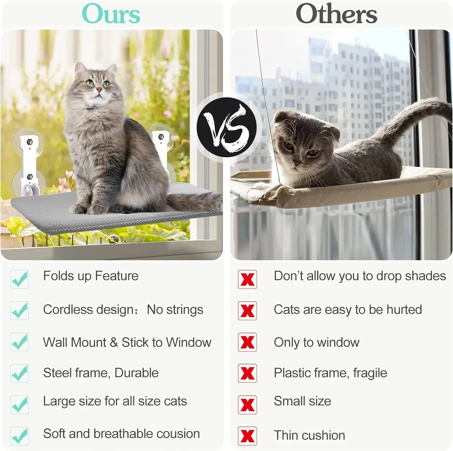Foldable Pet Beds for Indoor Cat