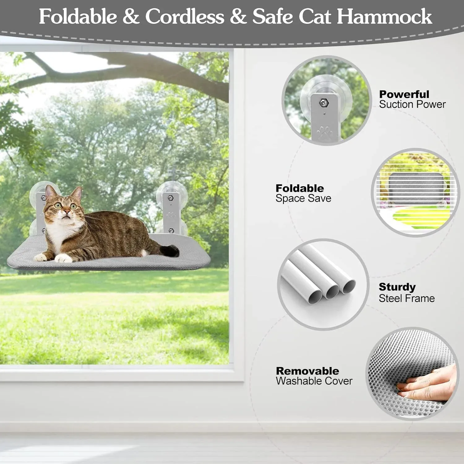 Foldable Pet Beds for Indoor Cat