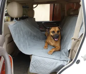 Formosa Covers Deluxe Dog Car Seat Hammock Quilted Cover with Non-Slip Backing Best for Cars Trucks and SUVs Make Travel with Your Pet Always an Option - 56" W x 60" L, Grey