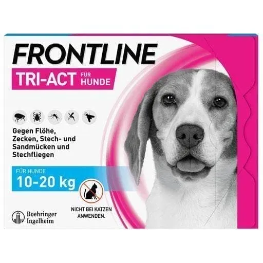 FRONTLINE Tri-Act solution for dripping for dogs 10-20kg