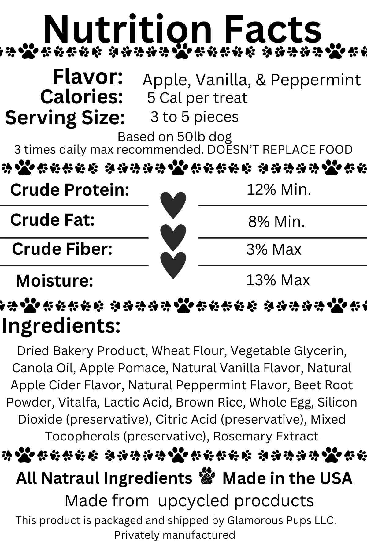 Frostbite Fruity Snacks Dog Treats From Glamorous Pups