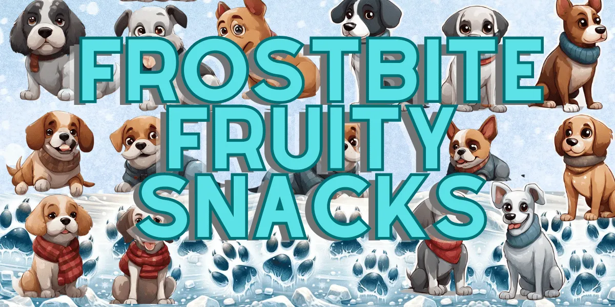 Frostbite Fruity Snacks Dog Treats From Glamorous Pups
