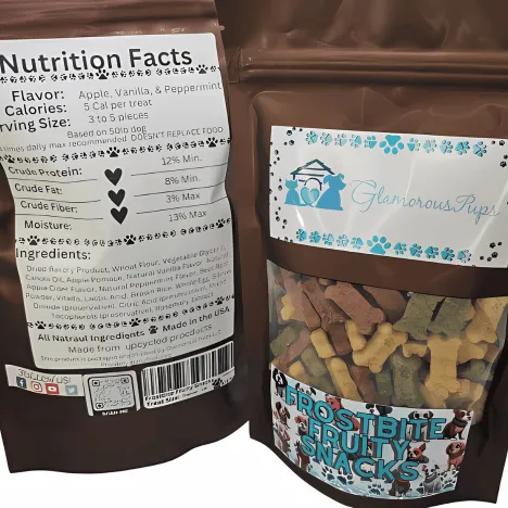 Frostbite Fruity Snacks Dog Treats From Glamorous Pups