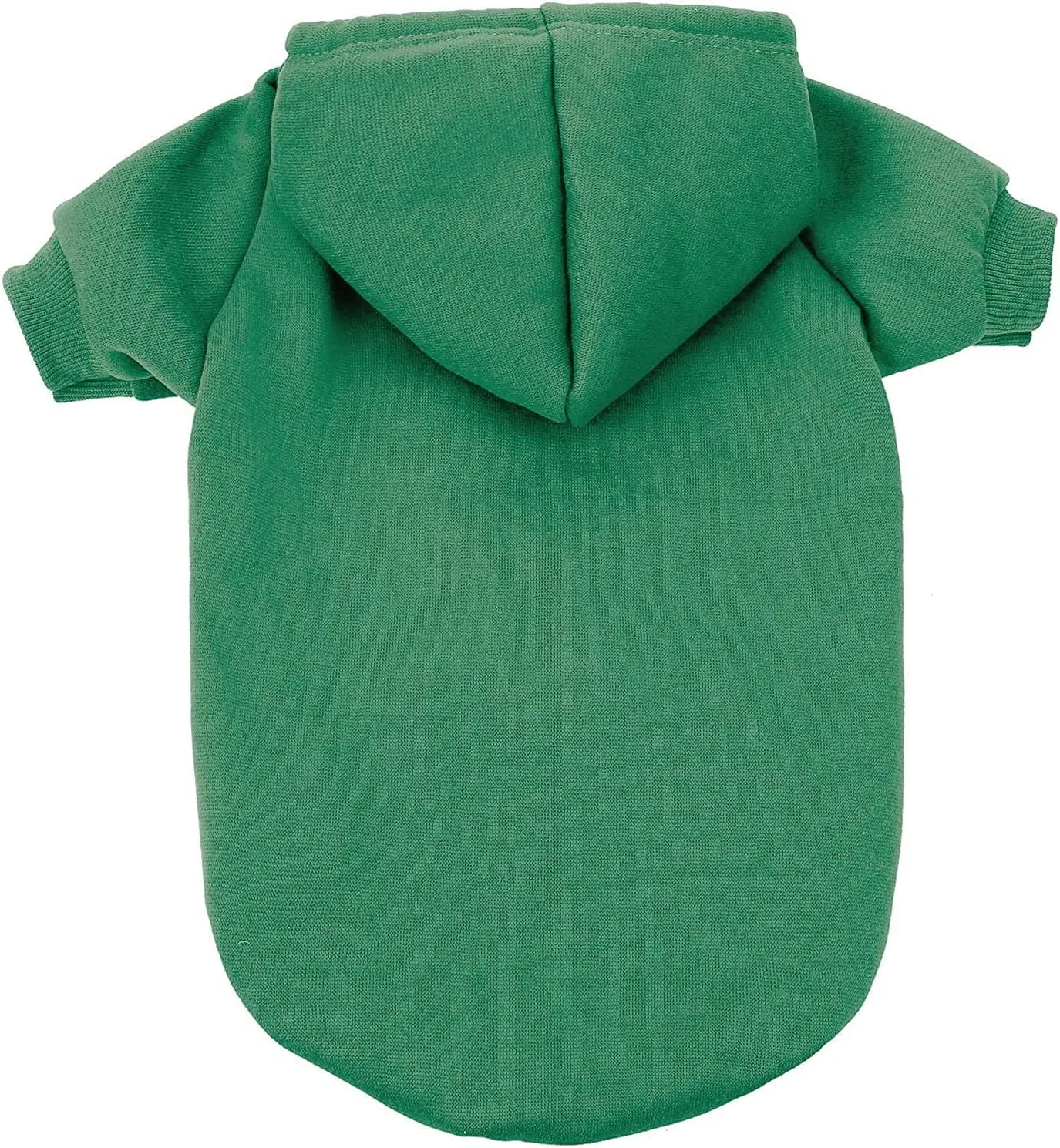 Green Dog Hoodie - Fleece Dog Sweater for Small & Medium Puppies