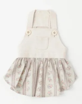 Japanese Denim Flower Dog Dress