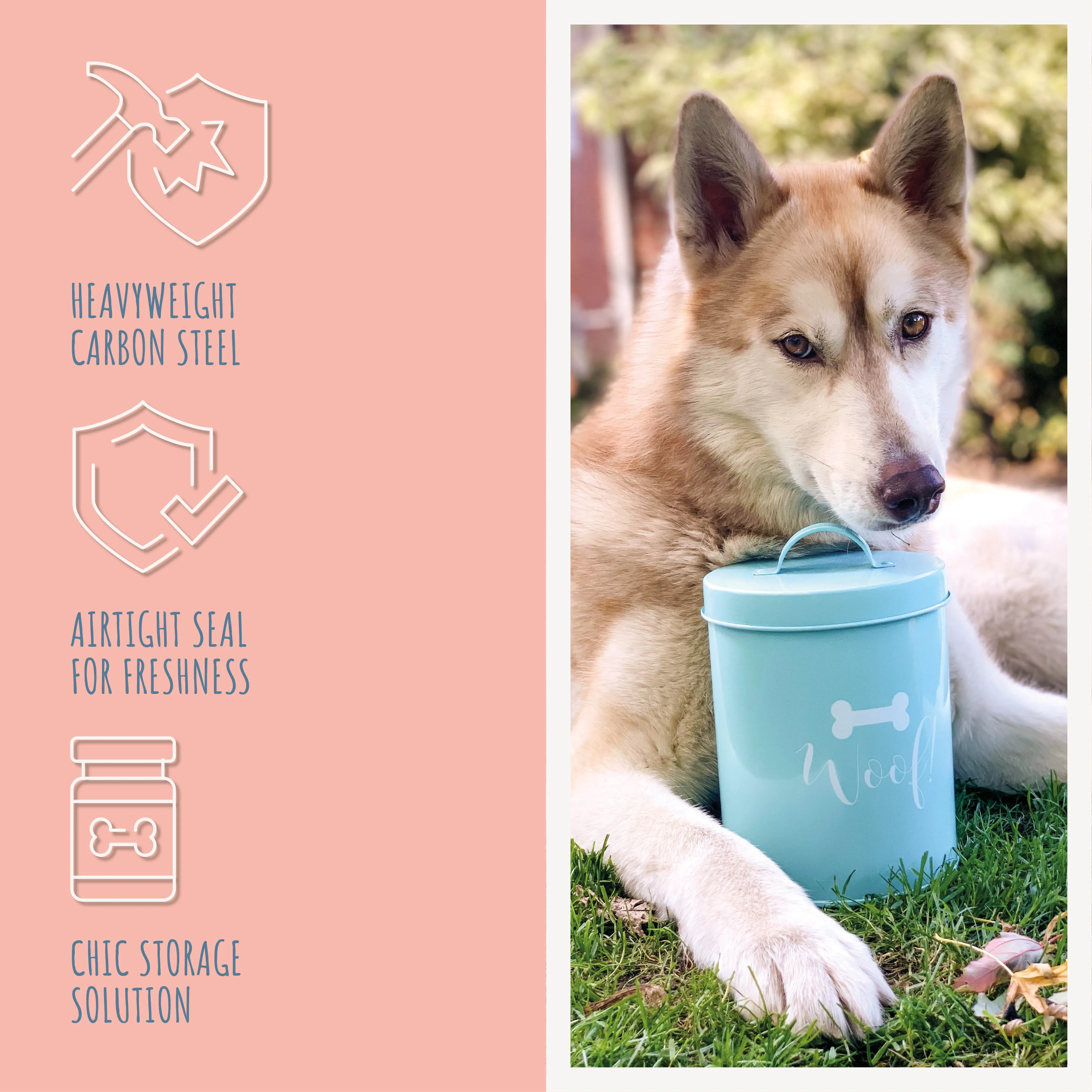 JASPER GREY TREAT CANISTER