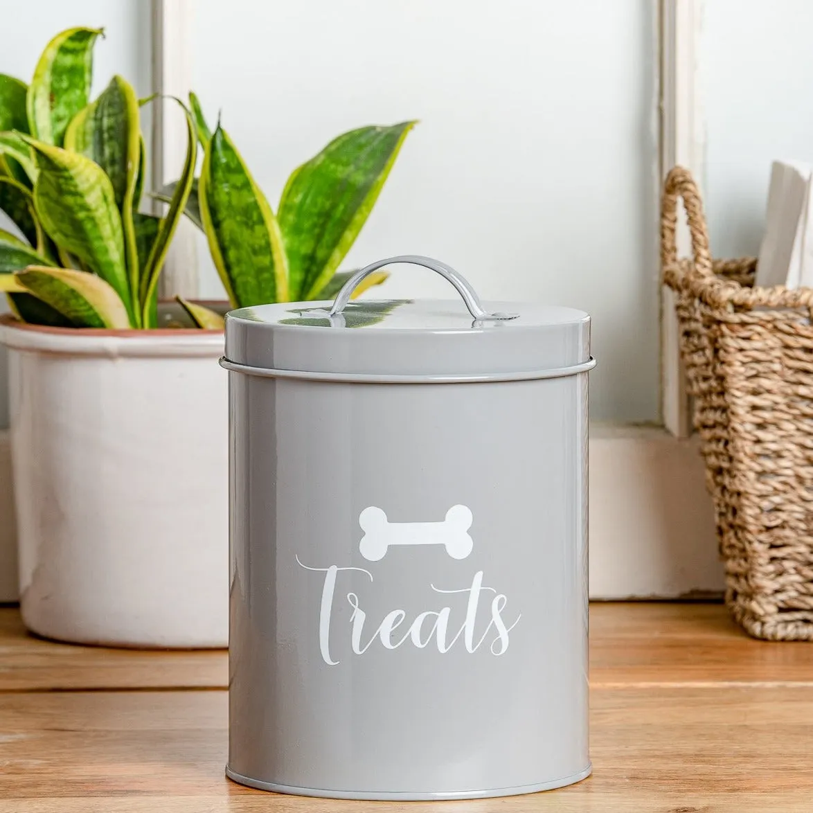JASPER GREY TREAT CANISTER
