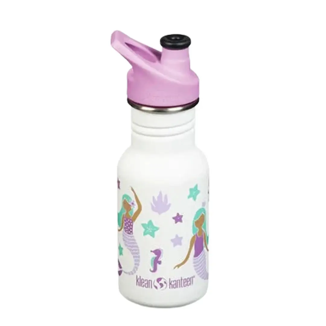 Klean Kanteen Kids Classic Stainless Steel Sports Bottle 355ml