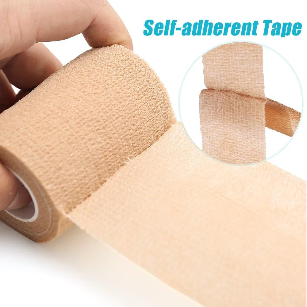 LotFancy Vet Wrap for Horses, 10 Pack, 3 inch by 5 Yards, Self Adhesive Bandage Wrap, Non-Woven Medical First Aid Tape for Pet Dog Cat Ankle Sprains & Swelling, Horse Leg Wraps