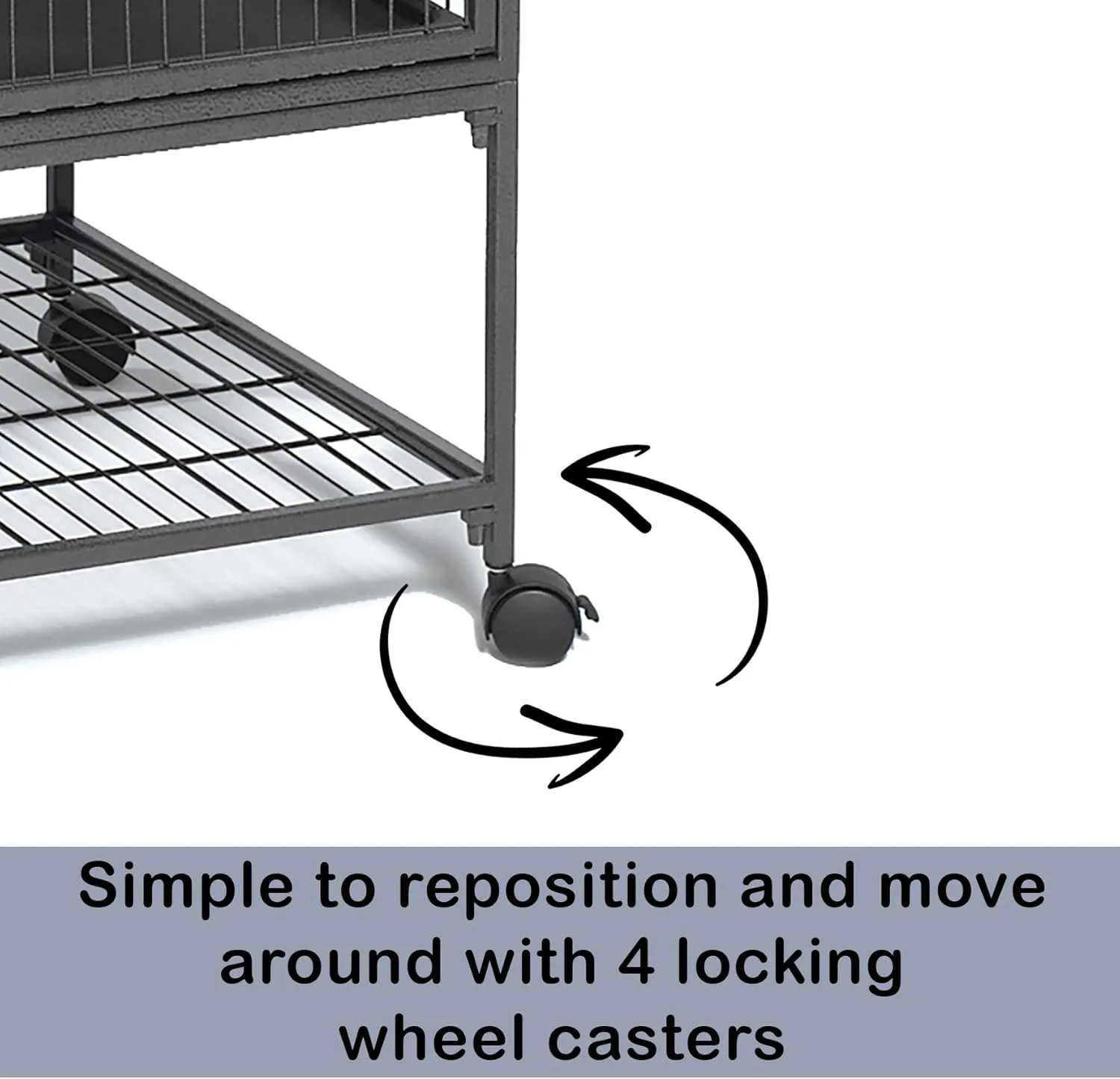 MidWest Homes for Pets Deluxe Critter Nation Single Unit Small Animal Cage, Assembled Cage is 91.44 L x 60.96 W x 62.23 H centimeters Gray Quartz, Model 161