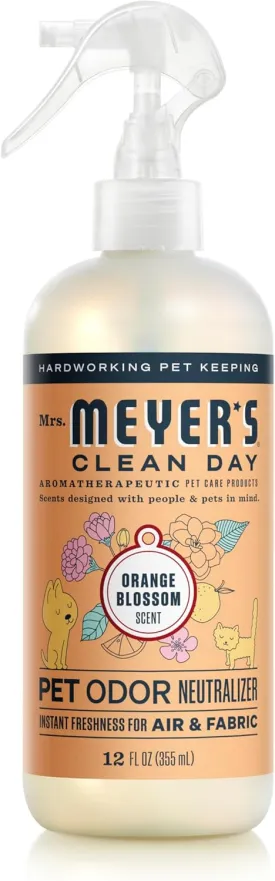 MRS. MEYER'S CLEAN DAY Pet Odor Neutralizer, Orange Blossom Scent, 16oz