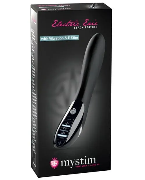 Mystim Electric Eric w/Vibration & E-Stim - Black Edition