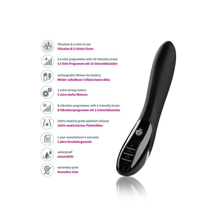 Mystim Electric Eric w/Vibration & E-Stim - Black Edition
