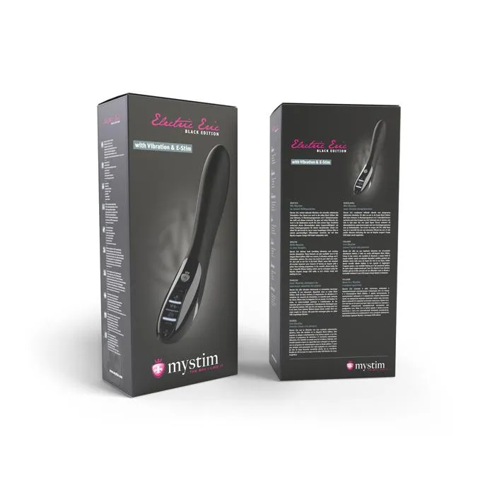 Mystim Electric Eric w/Vibration & E-Stim - Black Edition