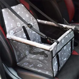 Myuilor Pet Dog Car Booster Seat Carrier,Portable Foldable Carrier with Seat Belt for Dog Cat up to 30lbs 