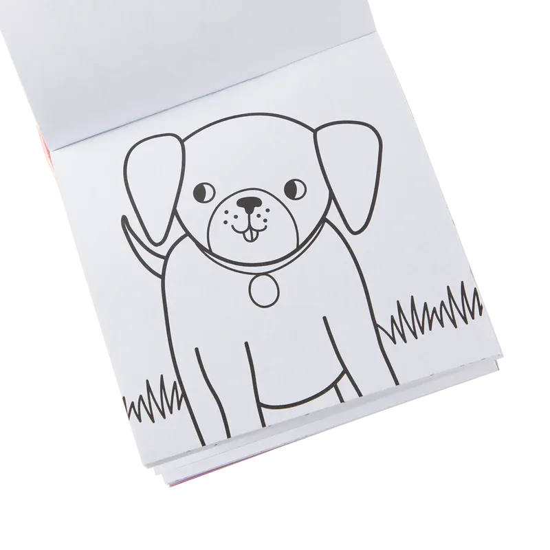 OOLY Carry Along Coloring Book Set - Pet Pals