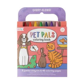 Ooly Carry Along Coloring Book Set | Pet Pals