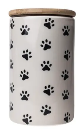 Park Life Designs Pawz Grey Treat Jar