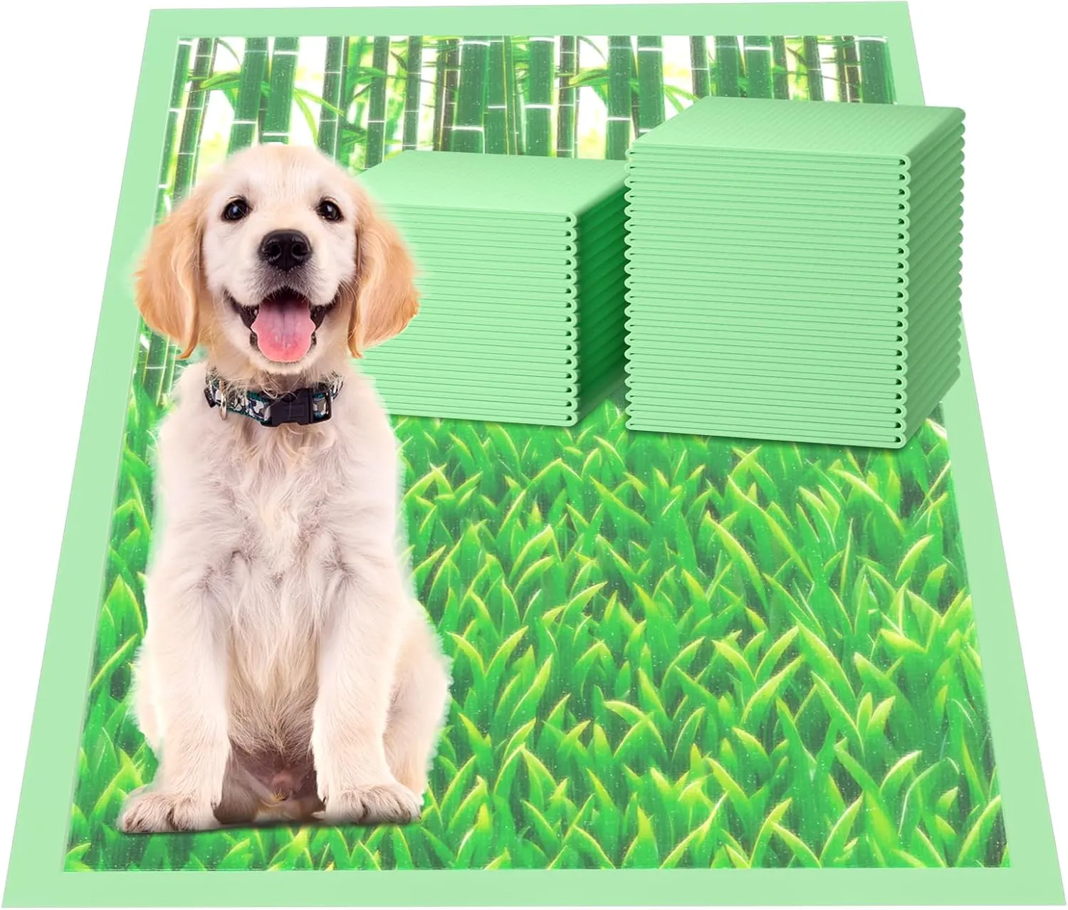 Pee Pads for Dogs XL Extra Large 28"x34" Pee Pads for Dogs Potty Training Super Absorbent & Leak-Proof Design Odor Eliminating Puppy Pads 6-Layer Standard Absorbency Dog Pee Pads (15 Count )
