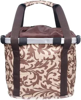 qiuqiu Removable Bicycle Handlebar Basket,Pet Cat Dog Carrier Bike Basket, Bike Front Hanging Handlebar Storage Saddle Bag