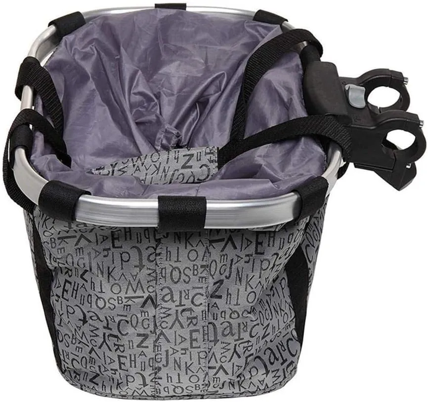 qiuqiu Removable Bicycle Handlebar Basket,Pet Cat Dog Carrier Bike Basket, Bike Front Hanging Handlebar Storage Saddle Bag