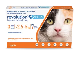 Revolution Plus for Cats Medium 2.6-5kg