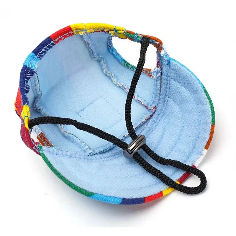Summer Baseball Hat for Small Dogs