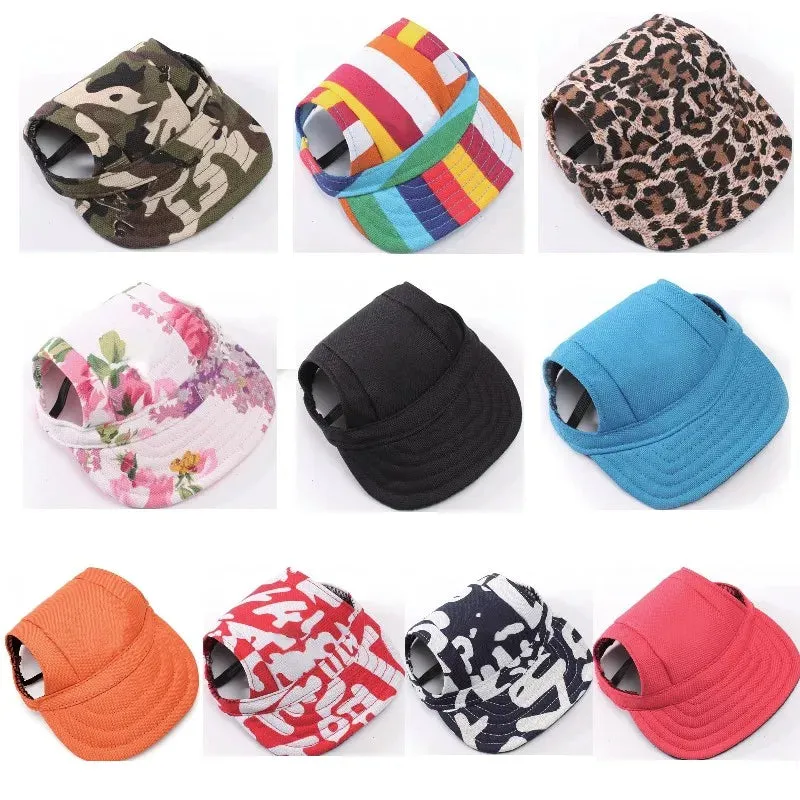 Summer Baseball Hat for Small Dogs