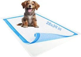 TidyFriend Dog Pee Pad Holder Tray 28 x 34 Inches, Puppy Pad Holder Tray, Easy to Clean and Store Pee Pad Holder for Dogs, Silicon Training Pad Holder, No Spill Puppy Pad Holder (White)