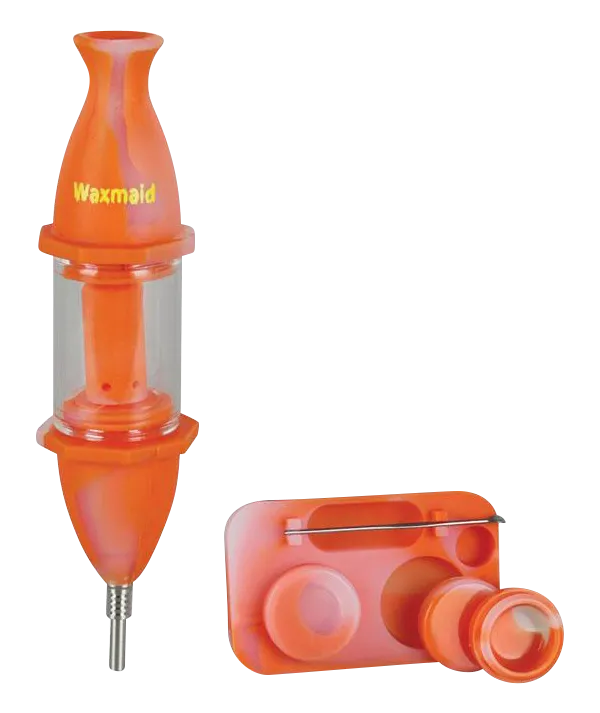 Waxmaid Silicone Nectar Straw Kit with Container