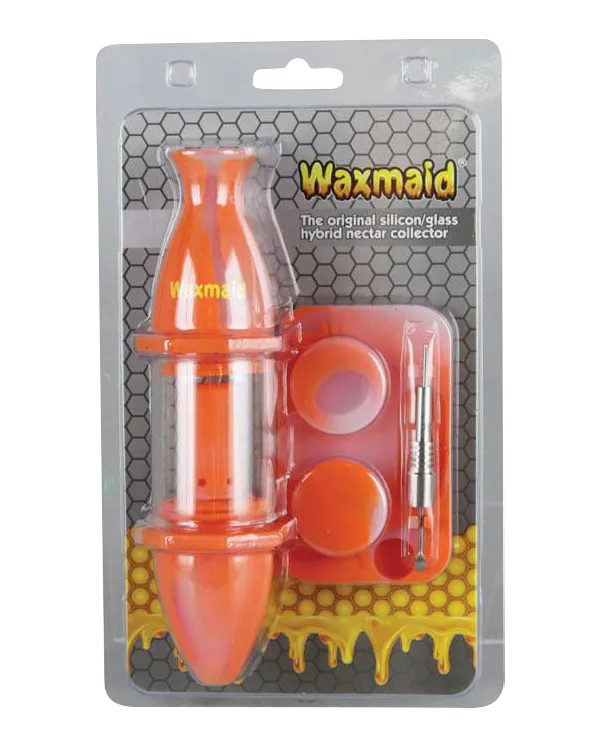 Waxmaid Silicone Nectar Straw Kit with Container