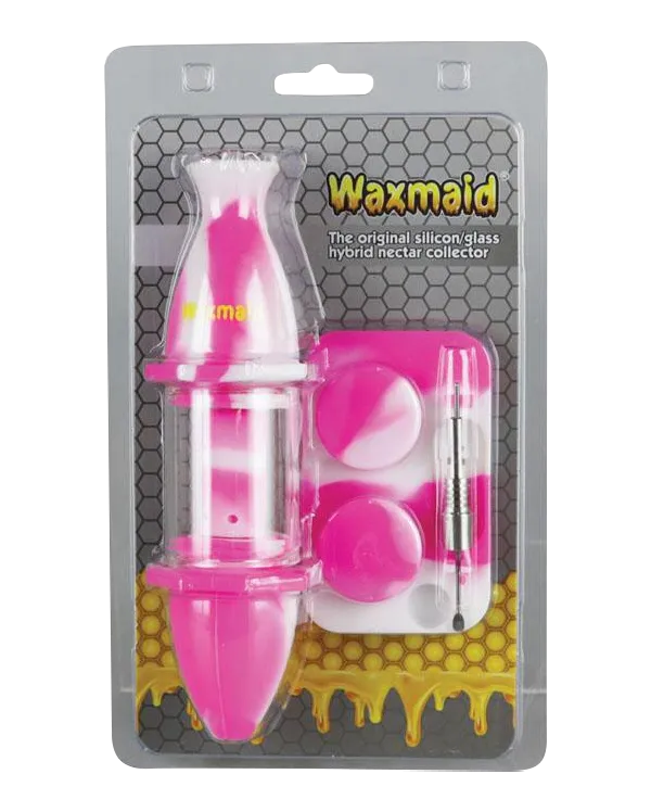 Waxmaid Silicone Nectar Straw Kit with Container
