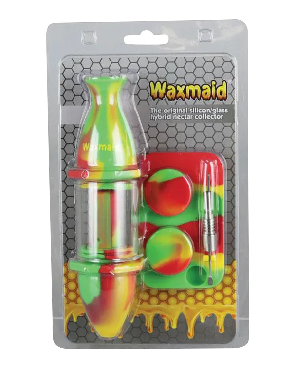 Waxmaid Silicone Nectar Straw Kit with Container